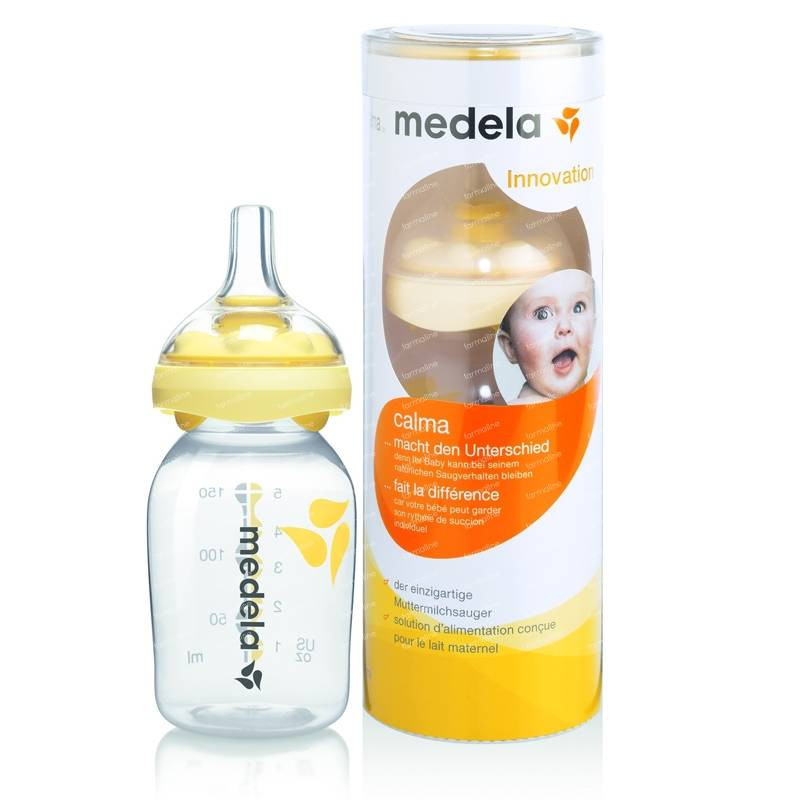 Medela Calma W/150ml Breastmilk Bottle + Calma Solitaire