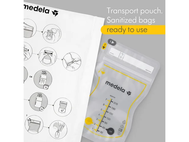 Medela Easy Pour Breast Milk Storage Bag 25 pcs