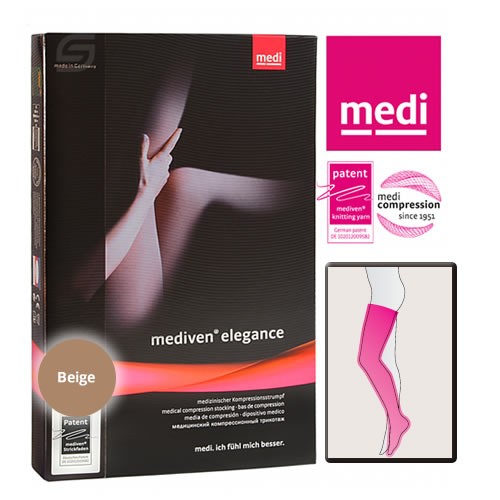 Mediven Elegance Maternity Stockings - Khaki