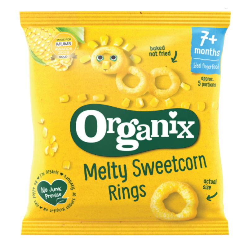 baby-fair Organix Melty Sweetcorn Rings