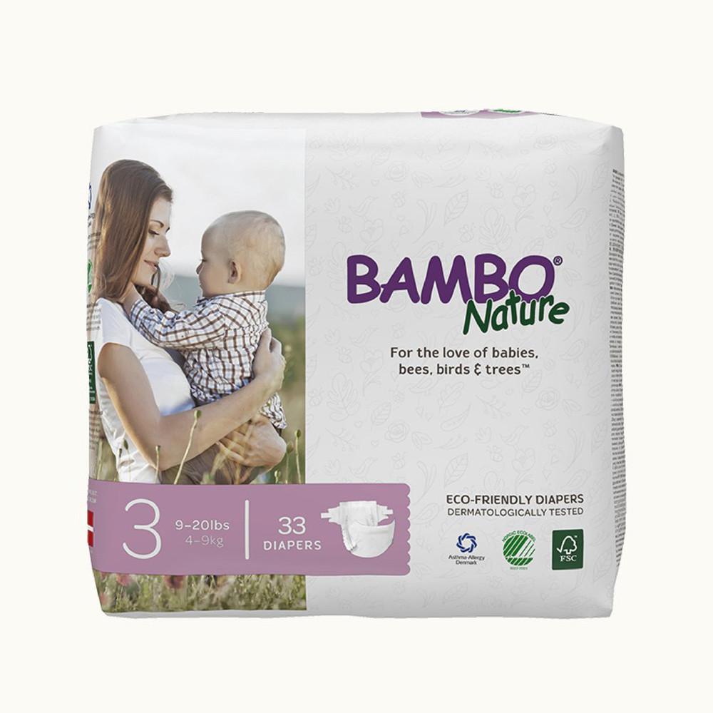 Bambo Nature Tape Diapers - Midi (S) Size 3 (33 pcs)