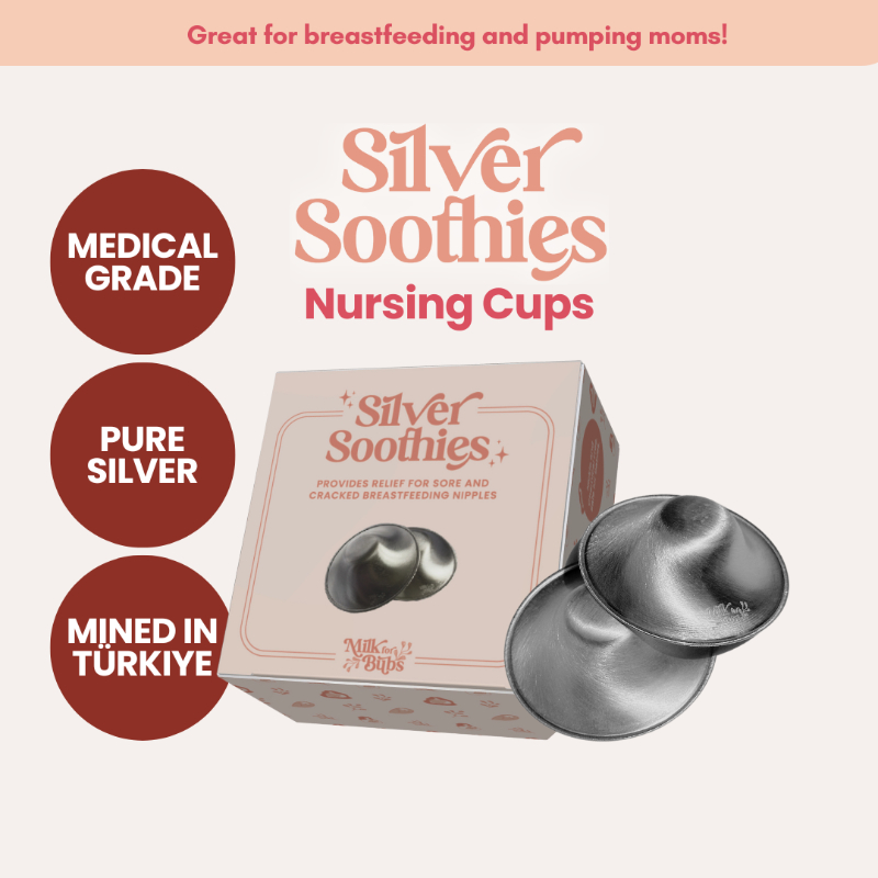 Milk For Bubs Silver Soothies Nursing Cups