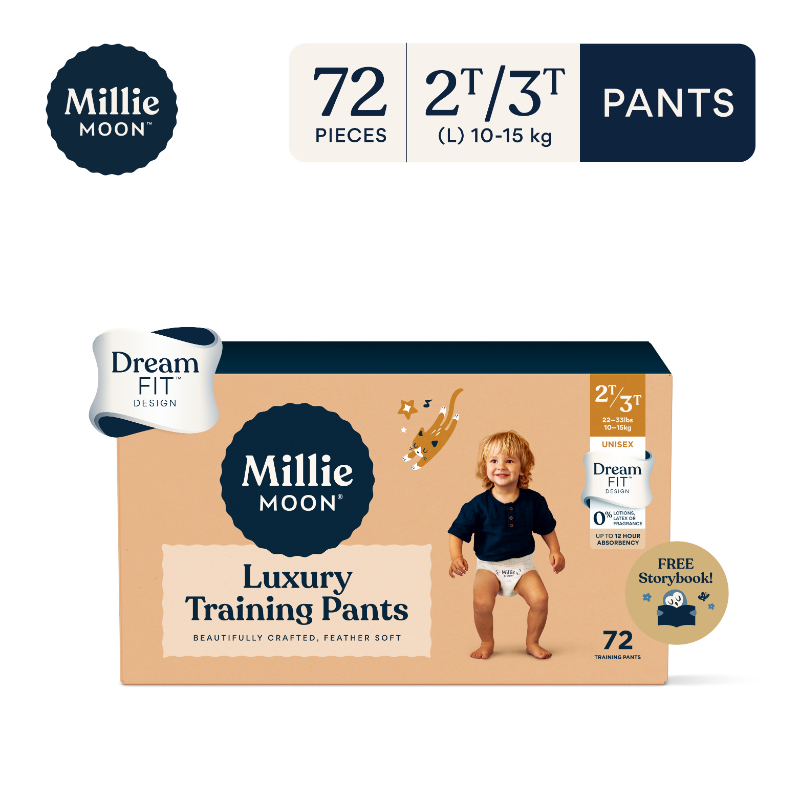 Millie Moon Luxury Training Diapers - Pants (72s/66s/56s/46s)