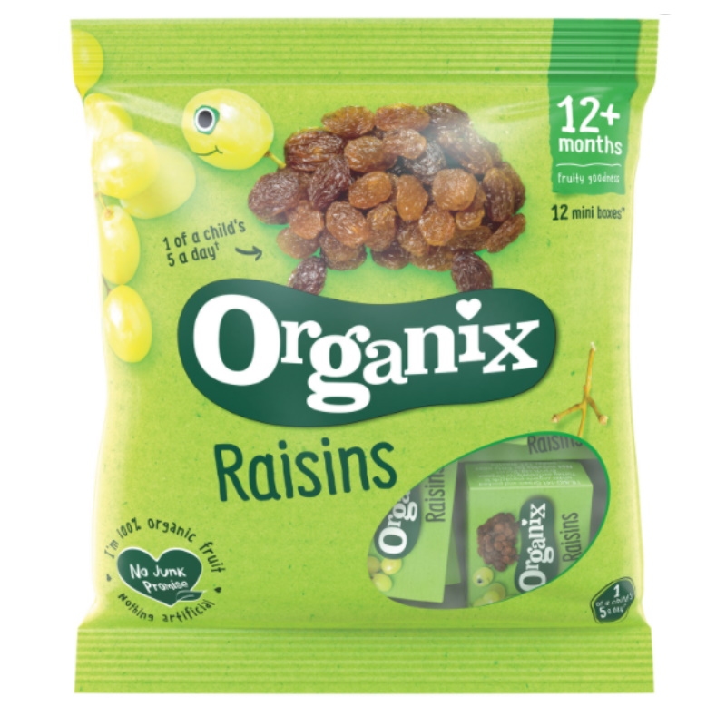 baby-fair Organix Mini Organic Raisin Snack Boxes 12sX14g