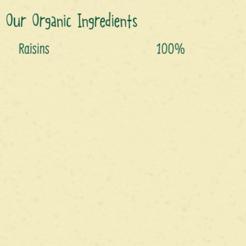Organix Mini Organic Raisin Snack Boxes 12sX14g