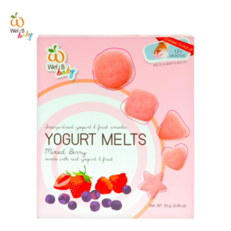 baby-fair(Mixed Berry)Wel.B Yogurt Melts (1 box)