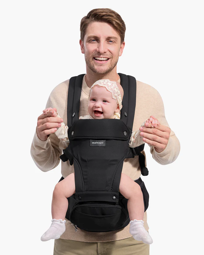 Momcozy Move2Fit 2-in-1 Hip Seat Baby Carrier