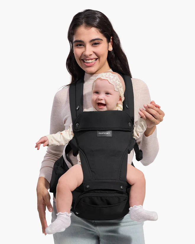 Momcozy Move2Fit 2-in-1 Hip Seat Baby Carrier