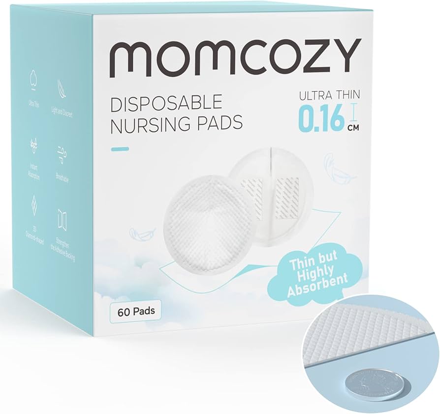 Momcozy Ultra-Thin Disposable Nursing Pads, 60pcs/pack