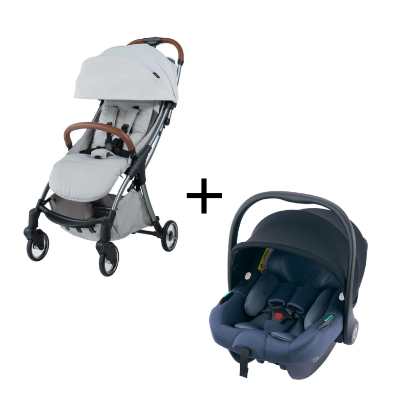 Beblum Navuto+ Auto Fold Stroller (2023 Edition) Travel System Bundle - Beblum Nova