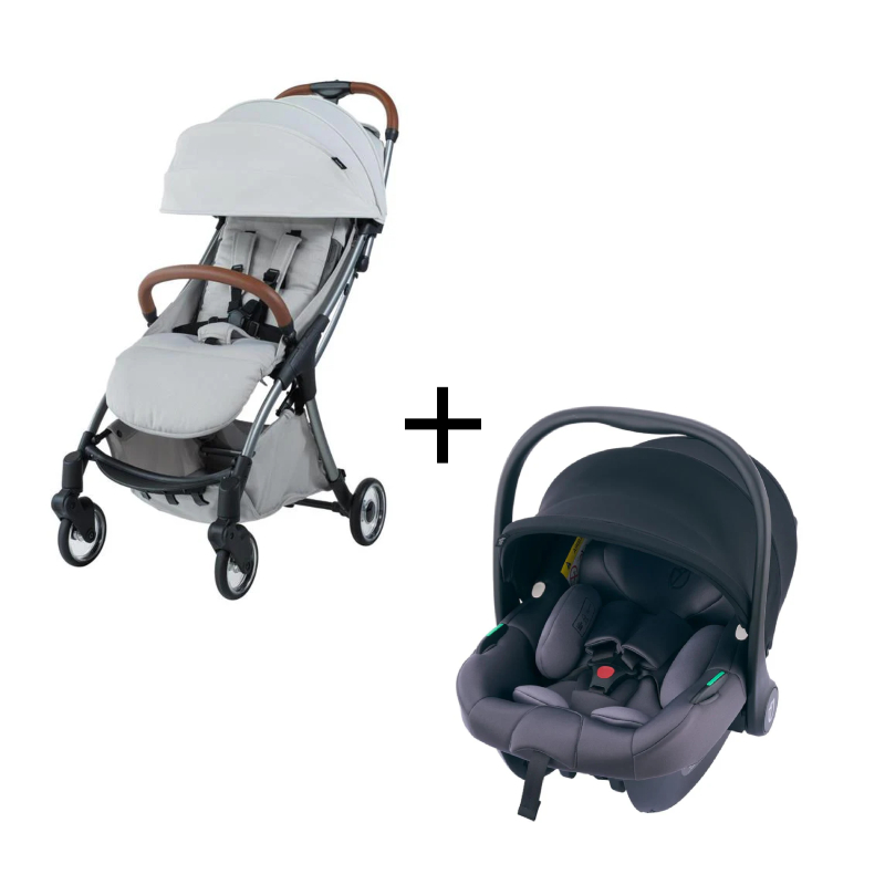 Beblum Navuto+ Auto Fold Stroller (2023 Edition) Travel System Bundle - Beblum Nova