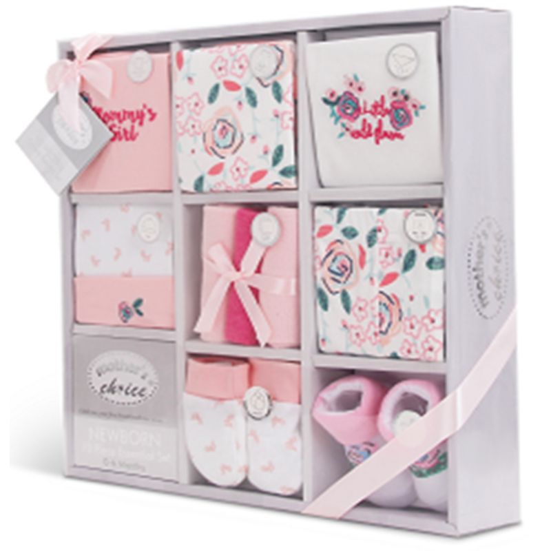 Mother's Choice Newborn Gift Box 10 pcs Essential Set Flowery
