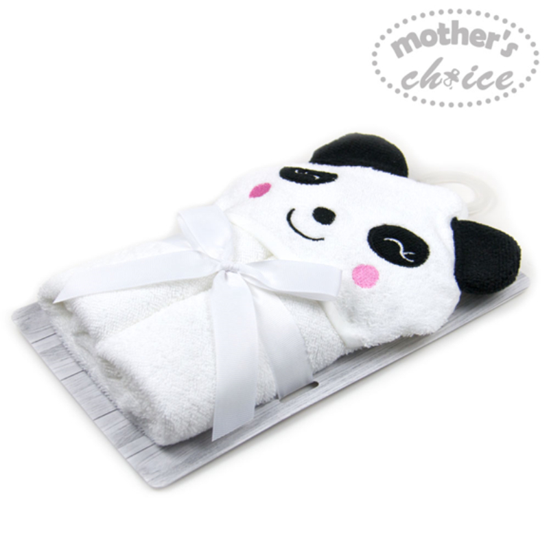 Mother's Choice 3-D Hooded Towel Panda