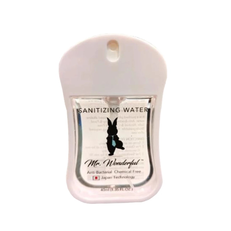 Mr. Wonderful Alkaline Sanitizing Water 40ml (Travel Spray)
