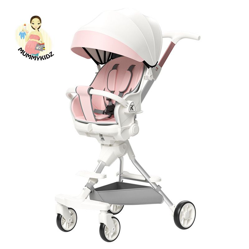 Mummykidz High Profile Baby Carriage Stroller - Pink
