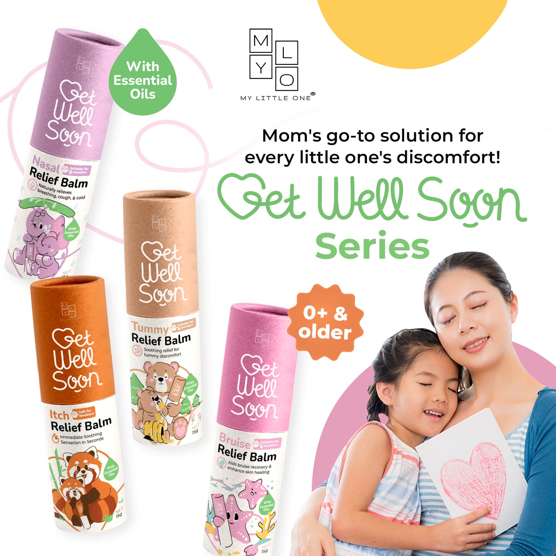 MyLO GWS Relief Balm Stick (15g) - Assorted - Purchase any 2 for 35% Off or 3 for 50% Off