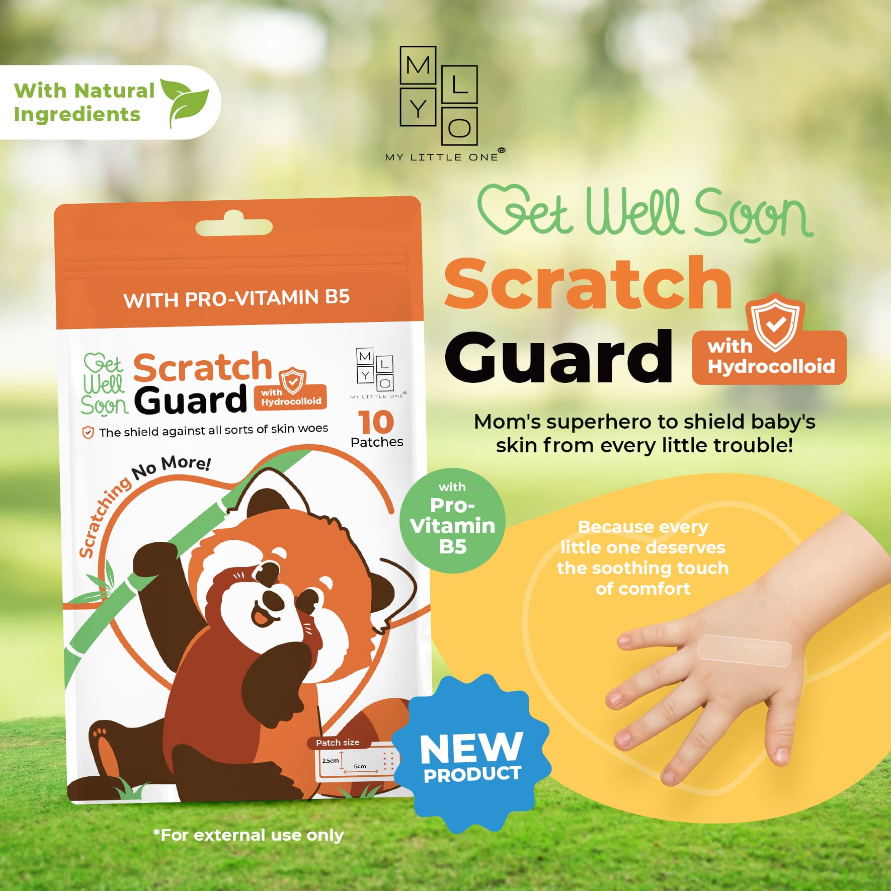 MyLO ScratchGuard Relief Patch - Purchase any 2 for 35% Off or 3 for 50% Off