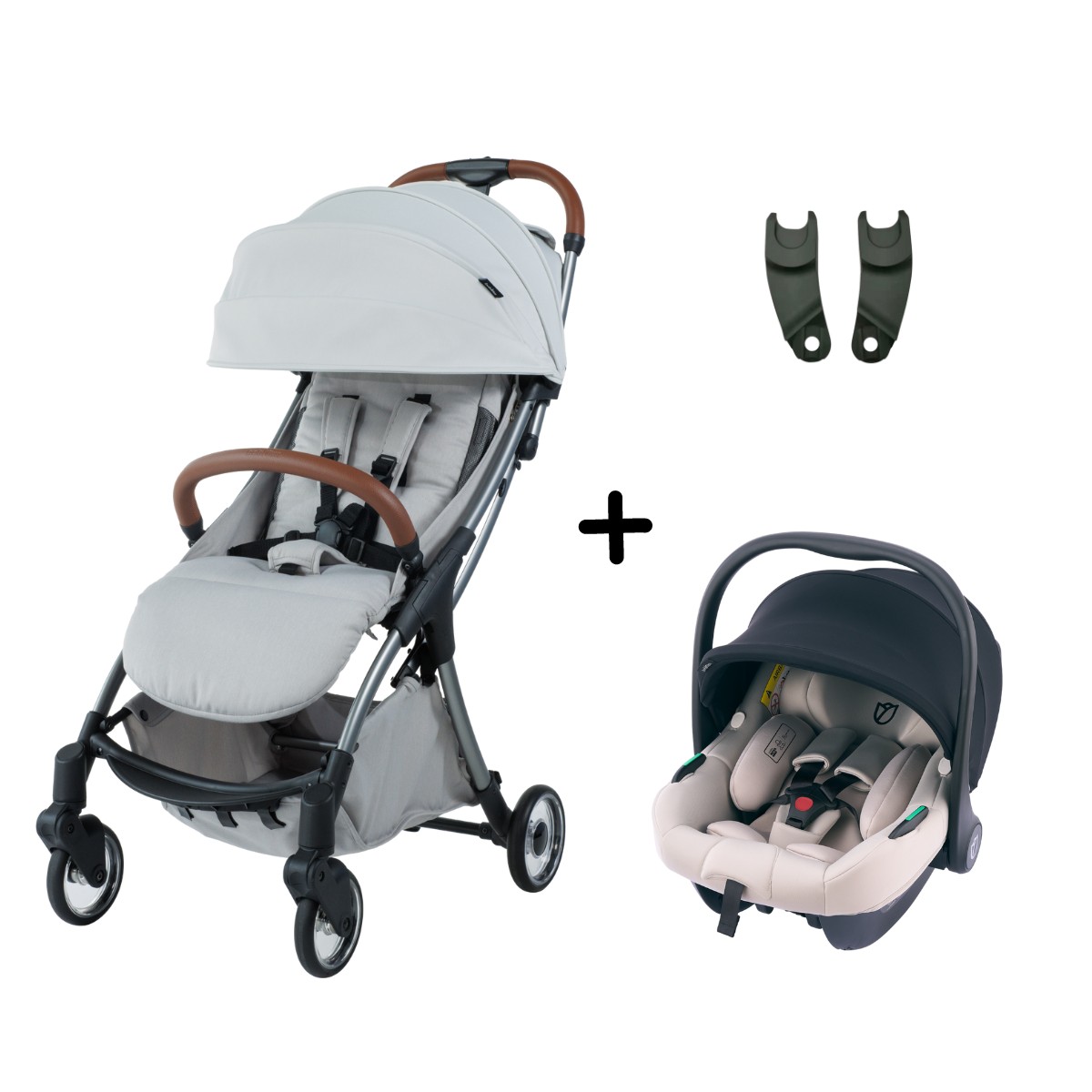 Beblum Navuto+ Auto Fold Stroller (2023 Edition) Travel System Bundle - Beblum Nova