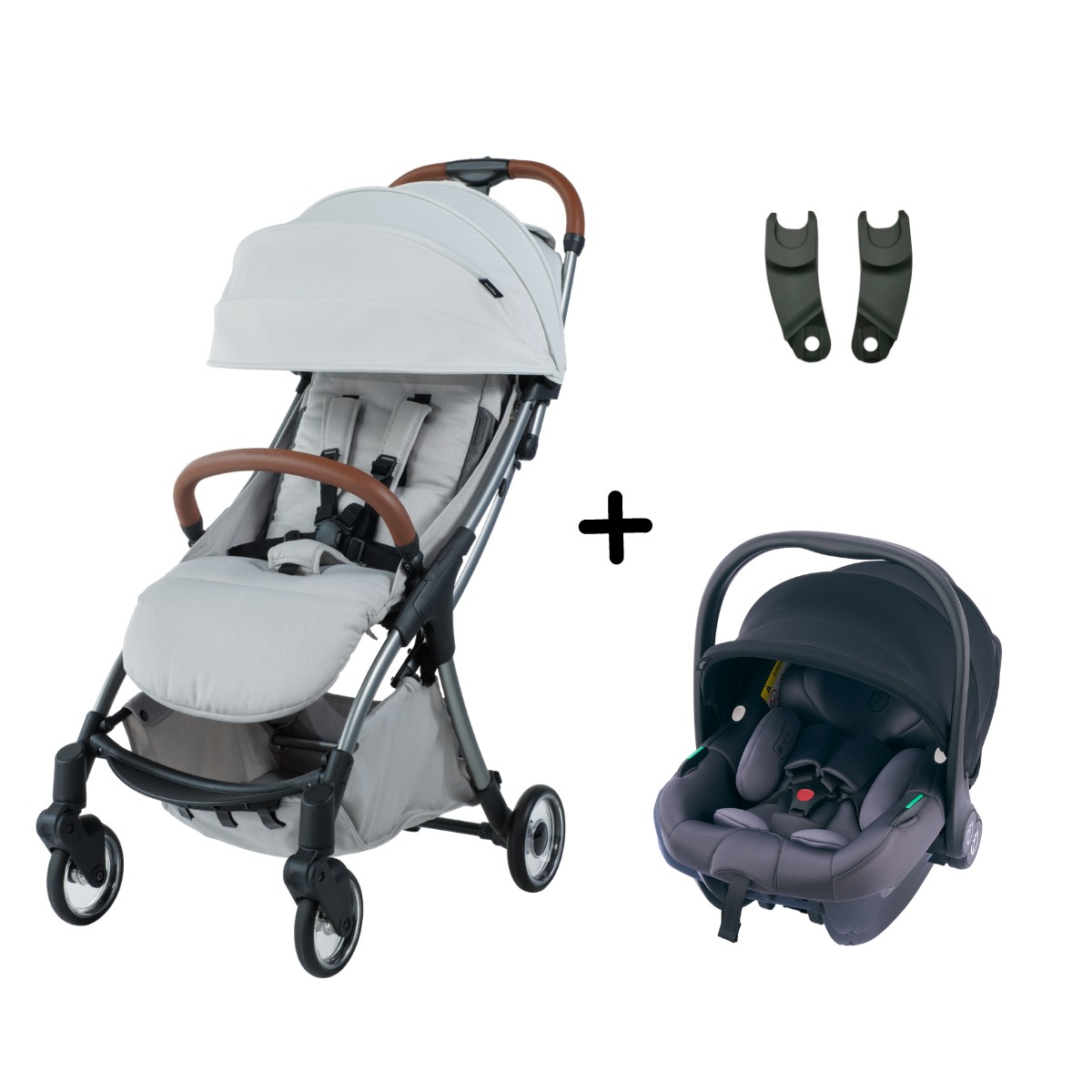 Beblum Navuto+ Auto Fold Stroller (2023 Edition) Travel System Bundle - Beblum Nova