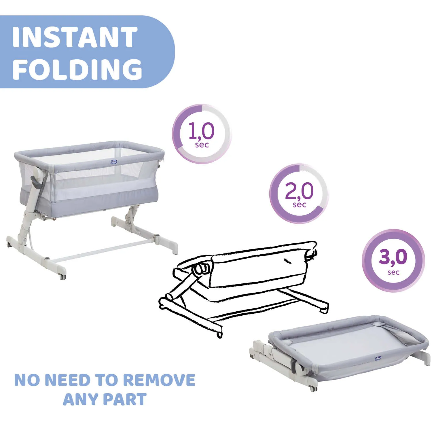 Chicco Next2Me Pop-Up Cosleeping Crib