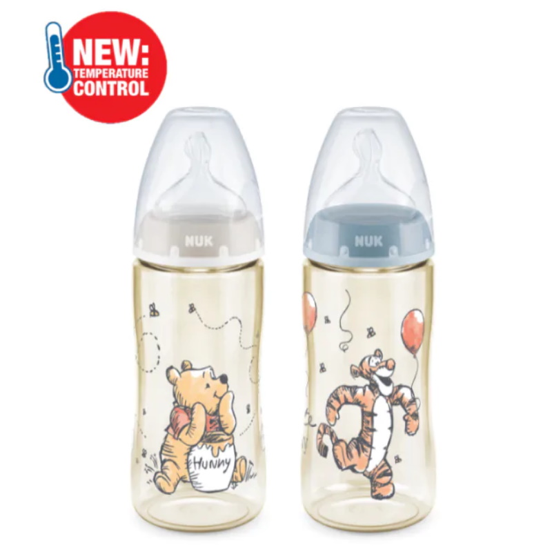 NUK Disney Winnie the Pooh 300ml PPSU Bottle with Temperature Control (NU2158813)