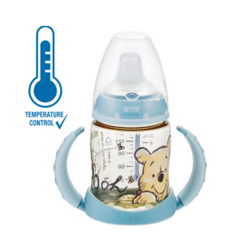 NUK Disney Winnie 150ml Premium Choice PPSU Learner Bottle with Temperature Control Bottle (NU2158815)
