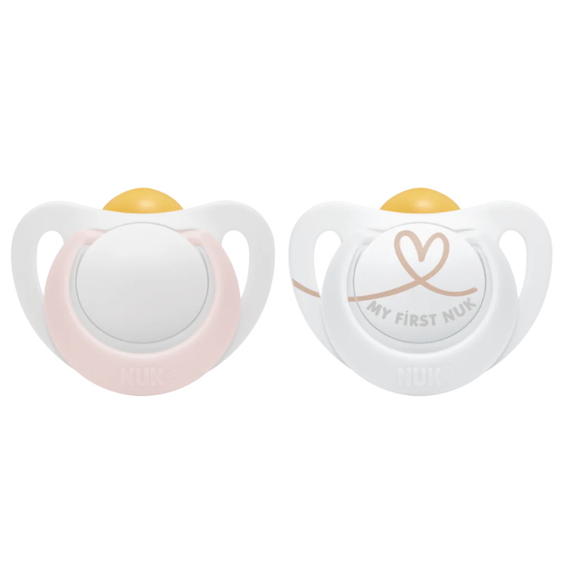 NUK Latex Soother S1 Star Day, 2/box (NU2175507)
