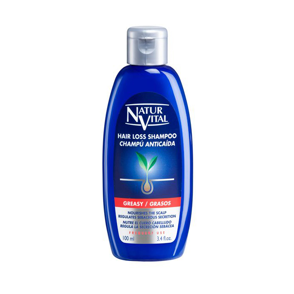 NaturvitalL Hair Loss Shampoo - Greasy, 100ml 