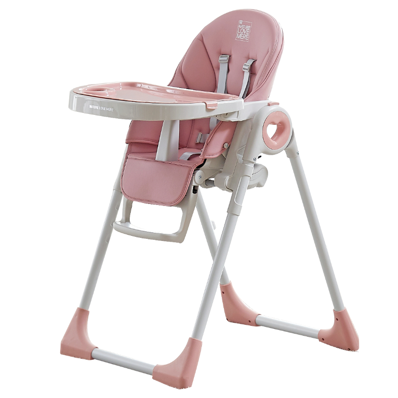 Nature Love Mere Premium Baby High Chair (Pink)
