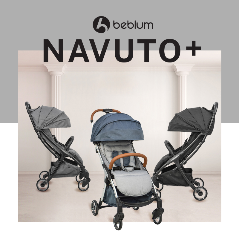 baby-fair Beblum Navuto+ Auto Fold Stroller + FREE Travel Bag