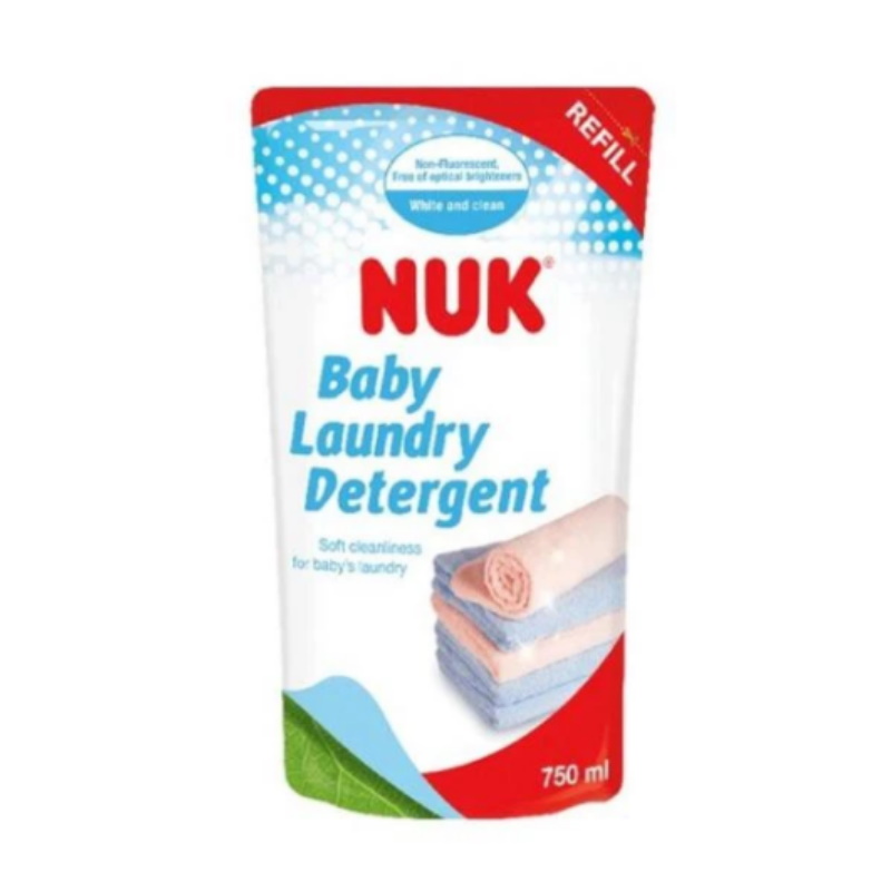 NUK Carton Deal - Baby Laundry Detergent 750ml Refill Pack x 10 Packs