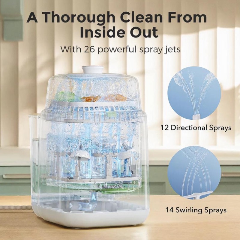nuviebaby 4-in-1 Baby Bottle Washer