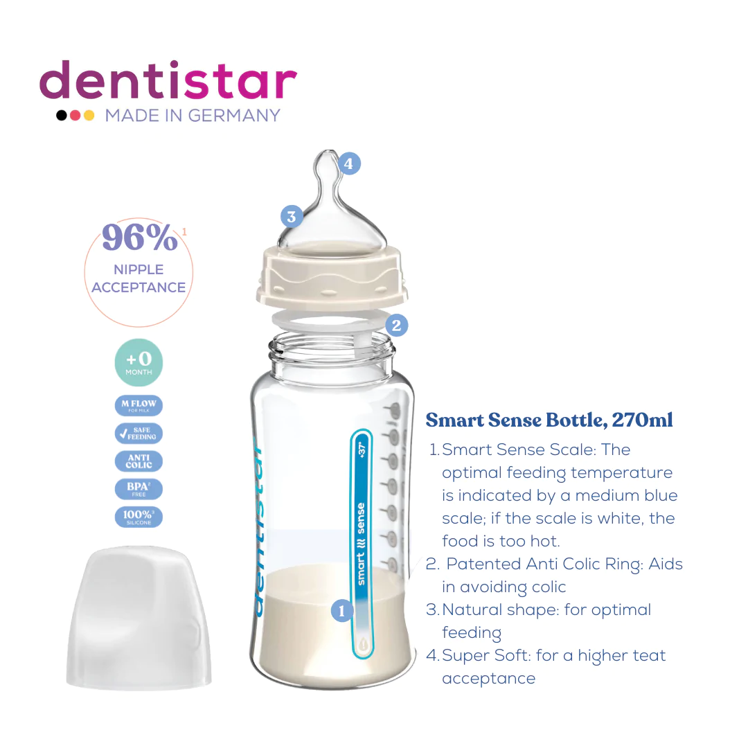 Dentistar Smart Sense Bottle 270ml (0+ months)