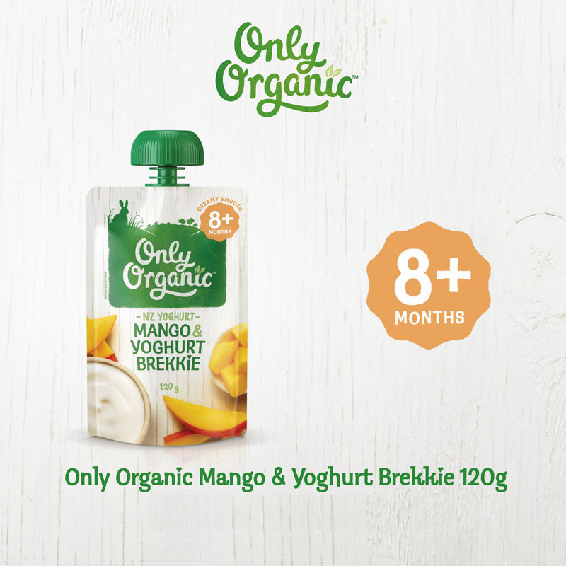 Only Organic Mango & Yoghurt Brekkie 120G