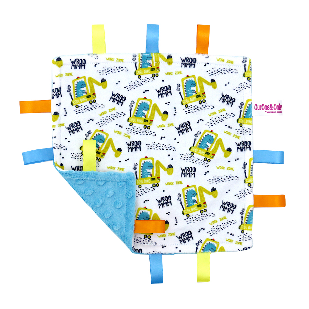 OurOne&Only Minky Taggies Bundle of 2 pcs