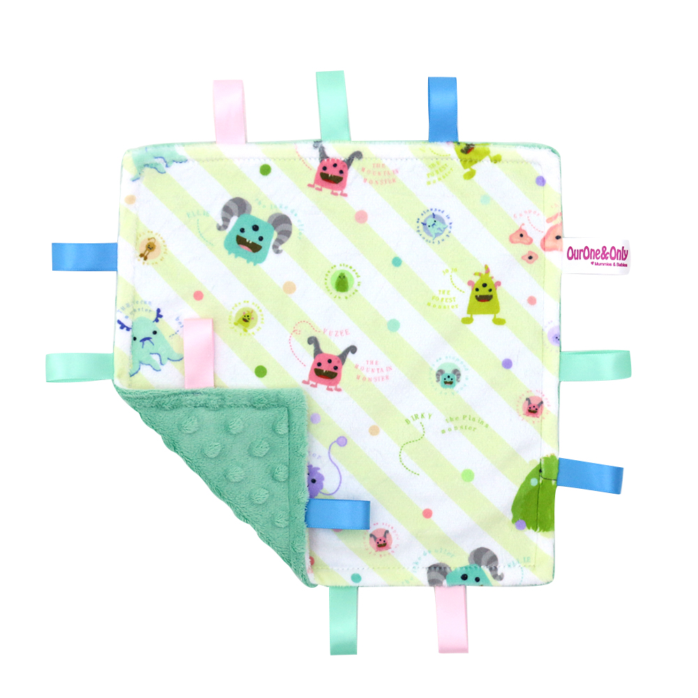 OurOne&Only Minky Taggies Bundle of 2 pcs
