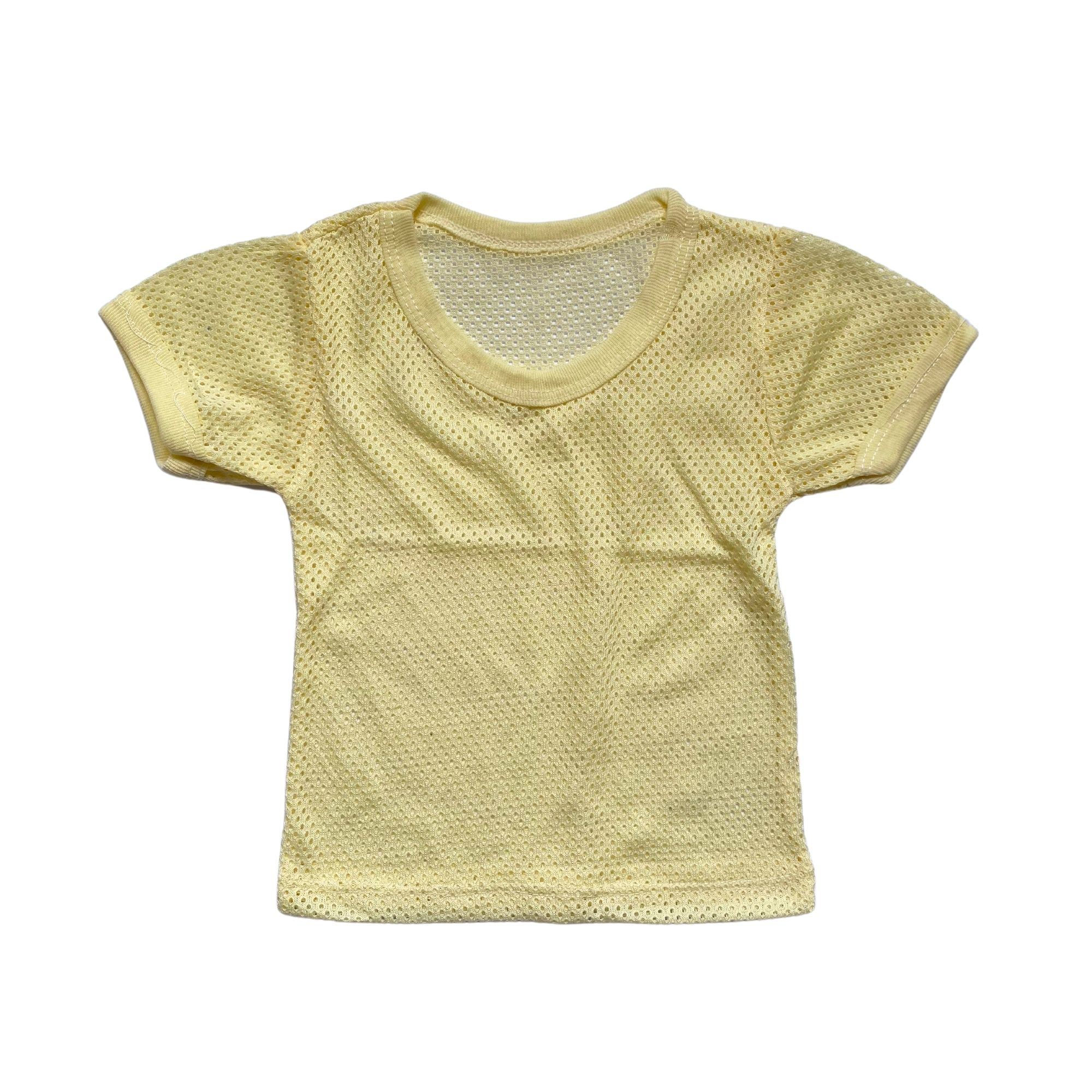 Power Kids Net T-Shirt - Yellow