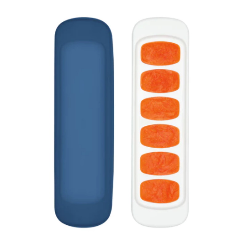 OXO TOT Baby Food Freezer Tray with Silicone Lid 1pc - Navy