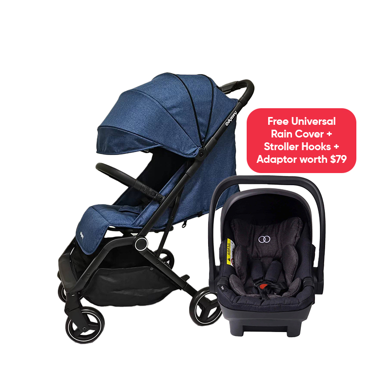 Odyssey Lite Compact Stroller Travel System (Stroller + Infant Carseat)