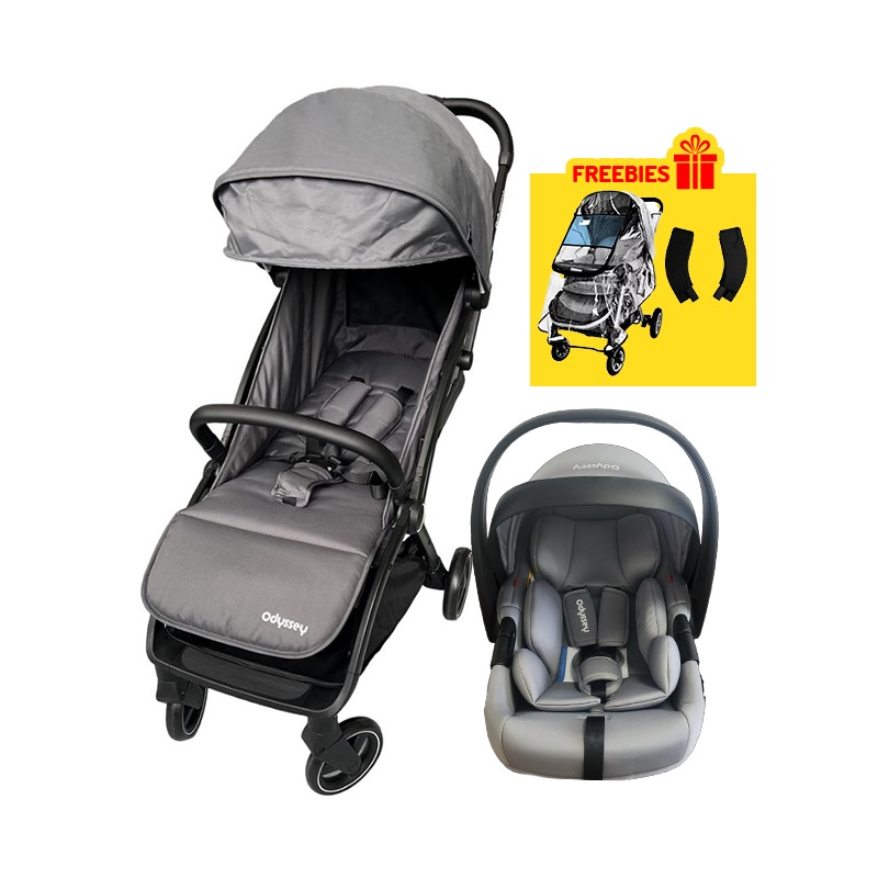 Odyssey Auto Fold Travel System (Stroller + Infant Carseat)