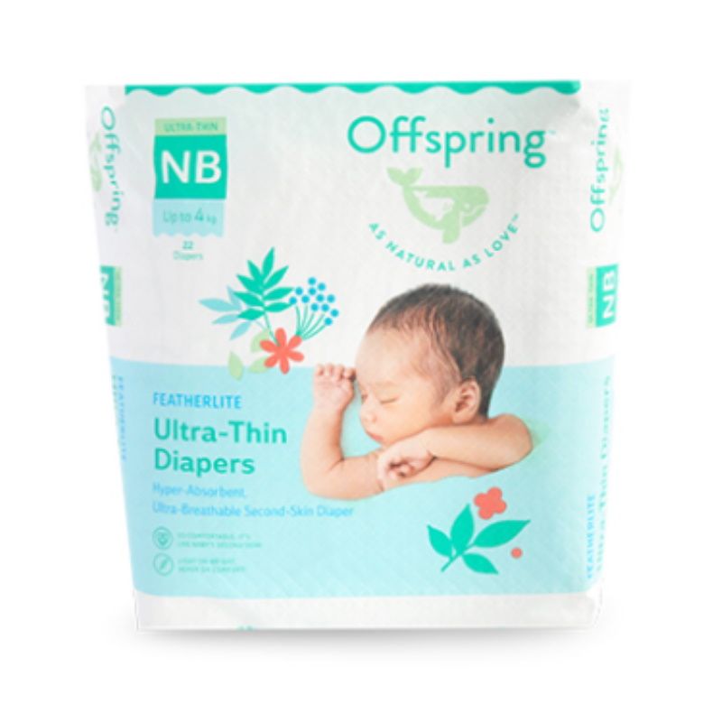 Offspring Featherlite Ultra-Thin Newborn Diapers