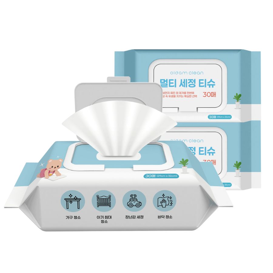 Oldam Multi-Purpose Antibacterial Wipes - Buy 2 Free 1