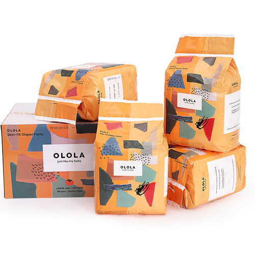 Olola Skin-Fit Pull On Pants Diaper - XL (11-14kg), 22pcs - Bundle Deals Available
