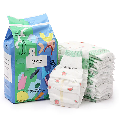 Olola Skin-Fit Band Baby Diaper - XL (13kg), 17pcs - Bundle Deals Available