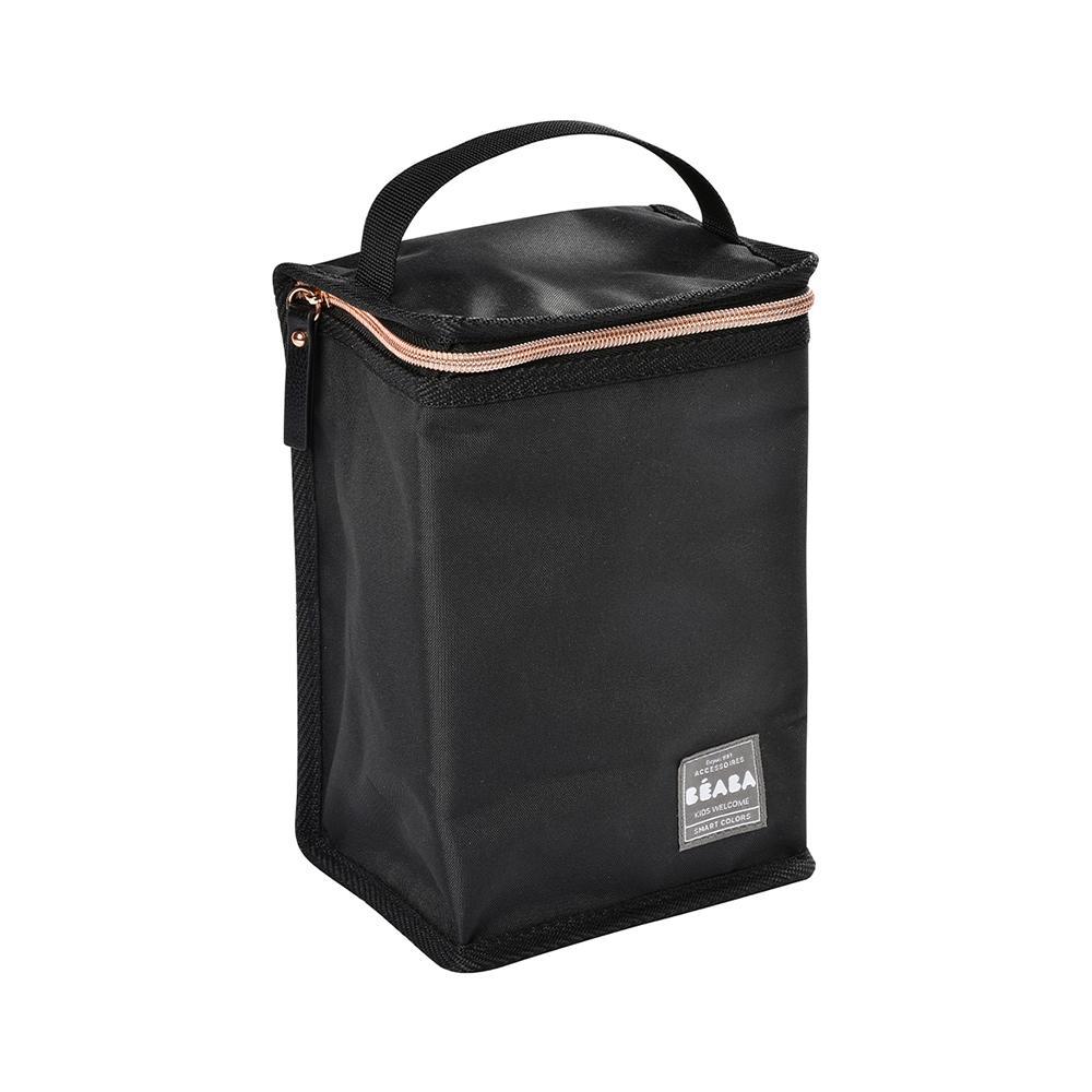 Beaba Isothermal Meal Pouch - Black/Pink Gold (940240)