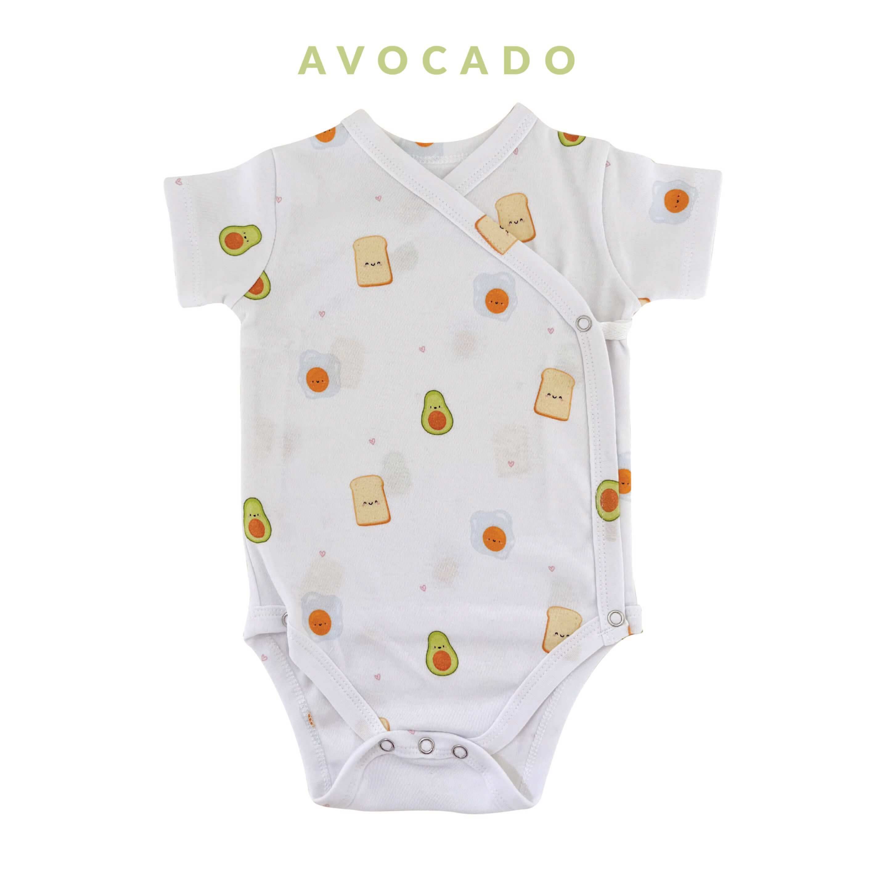 Happyrei Kimono Onesies Short Sleeve - Avocado