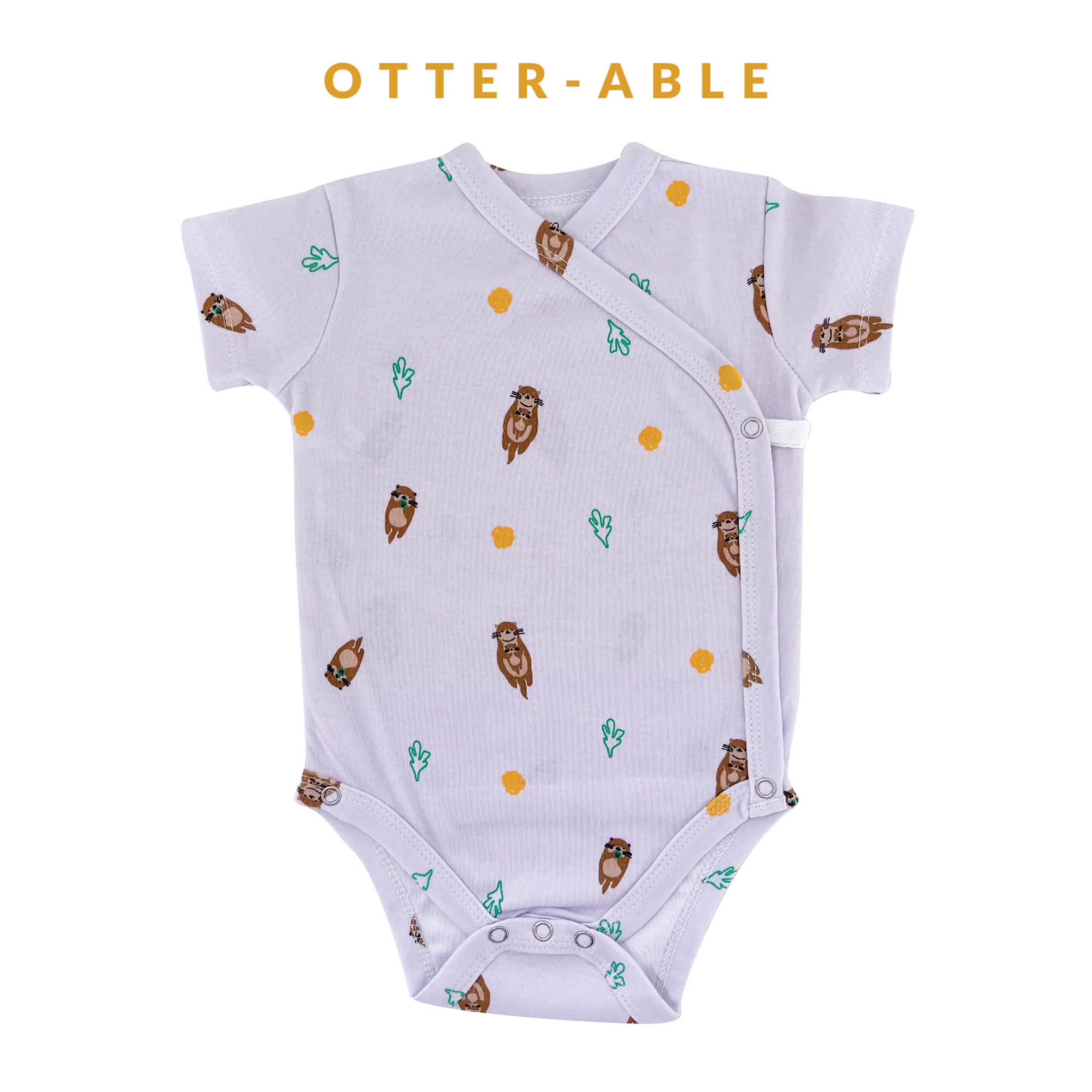 Happyrei Kimono Onesies Short Sleeve - Otter-able