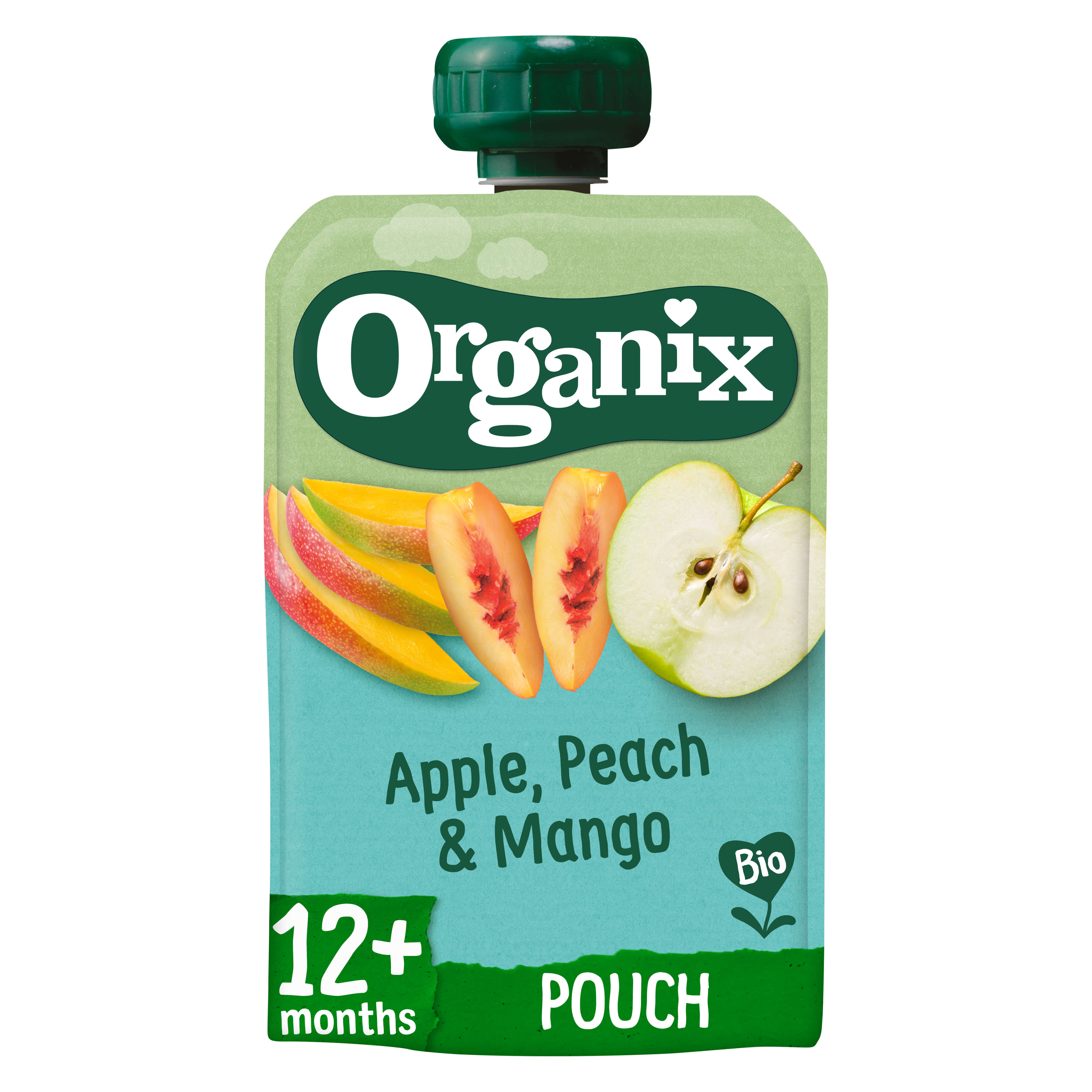 Organix Pouch - Apple, Peach & Mango