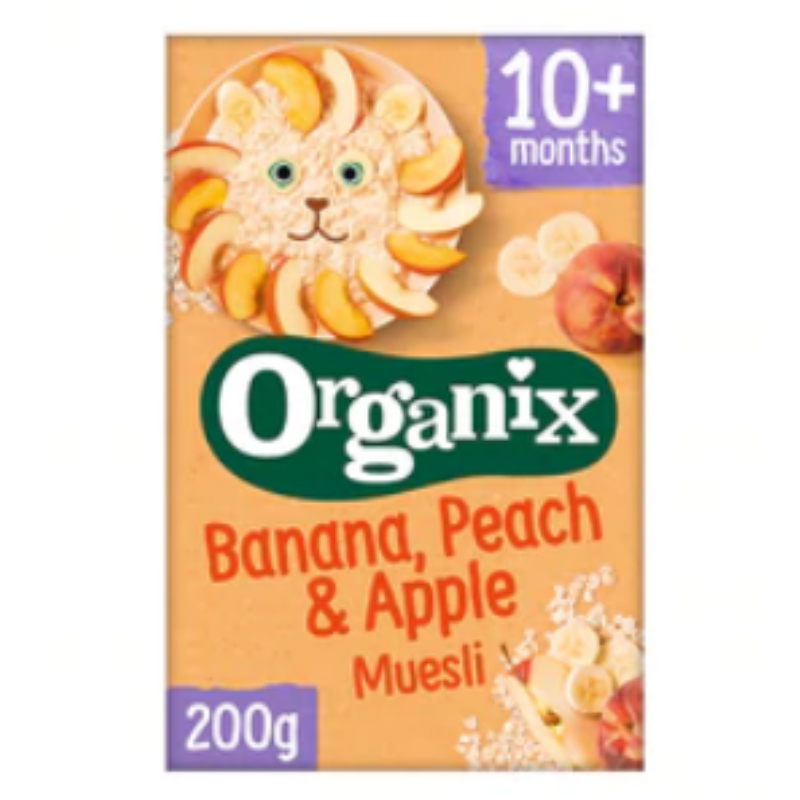 baby-fair Organix Banana, Peach & Apple Muesli