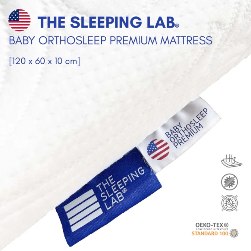 The Sleeping Lab Baby Orthocare Premium Mattress 120x60x10cm